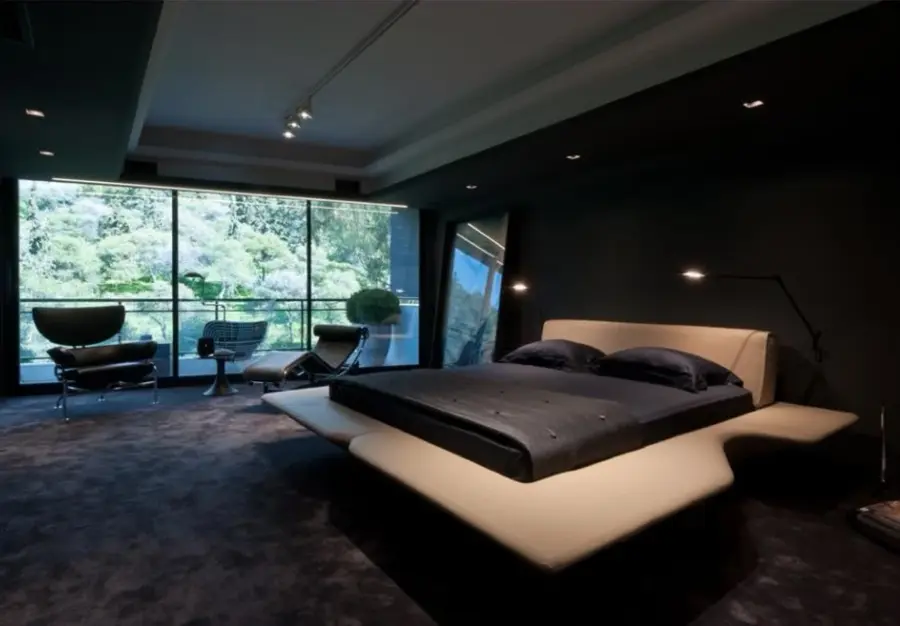 Camera da letto in stile minimal