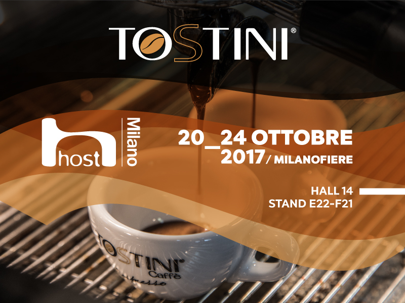 Tostini torna a HostMilano, il salone internazionale del caffè